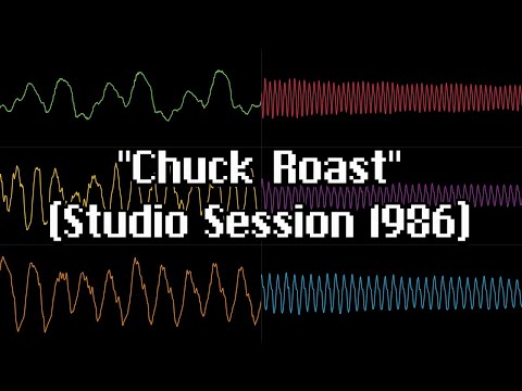 Oscilloscope View - "Chuck Roast" (Studio Session, 1986, Mac Plus capture)