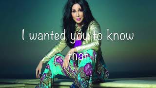 Cher   I hope you find it (Lyrics)
