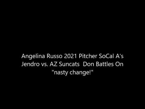 Angelina Russo 2021 Pitcher Nov  23 Don Battles On vs AZ Suncats