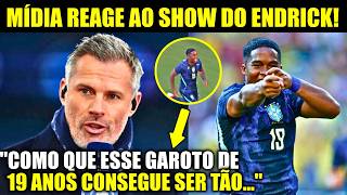 🚨NOSSA! OLHA COMO A MÍDIA MUNDIAL REAGIU AO SHOW DO ENDRICK NA SELEÇÃO!