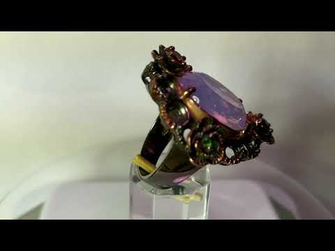 ОПАЛЫ, АМЕТРИНЫ ,ЛАВАНДОВЫЙ АМЕТИСТ И ДРУГИЕ НОВИНКИ.ВЫПУСК √ 1. КОЛЬЦА (925).ЦЕНЫ ПОД ВИДЕО.