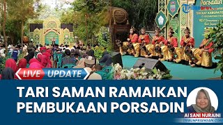 Pembukaan POR dan Seni Antar Diniyah VII Tingkat Kabupaten Ciamis, Sajikan Penampilan Tari Saman