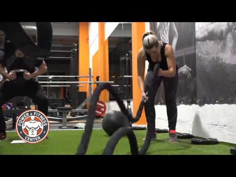 Battle Ropes im LifeFitness Synrgy Zirkel