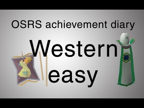 [OSRS] Western provinces easy diary guide