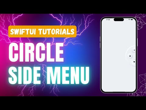 CircleSideMenu - SwiftUI Tutorial  #swift #swiftuitutorial #sidemenu #custom #animated