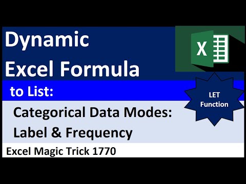LET Function for Dynamic Reporting in Single Cell Excel Magic Trick 1673