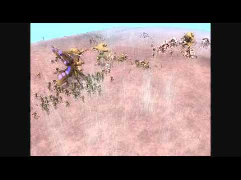 spore arena: flood vs zerg