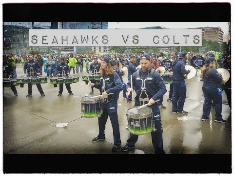 Seahawks vs Colts | Blue Thunder Gameday Ready 2017! (Snare Solo)