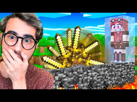 15 MINECRAFT HACKS WITH TRAPS WITHOUT MODS!