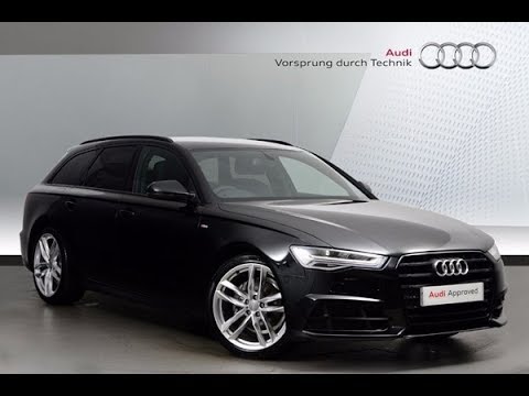 FL67ONX AUDI A6 AVANT TDI ULTRA S LINE BLACK EDITION BLACK 2017, Nottingham Audi