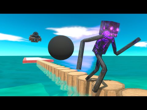 Monsters Run Away from a Cannonball - Animal Revolt Battle Simulator