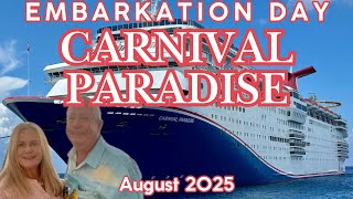 CARNIVAL PARADISE: What to Expect on  Embarkation Day in Port Tampa Bay 2025
