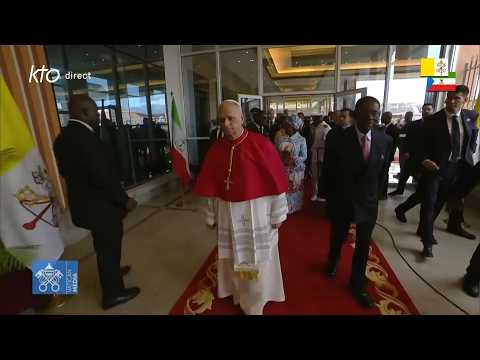 Visite de courtoisie du pape #LéonXIV au président de la République de #GuinéeÉquatoriale
