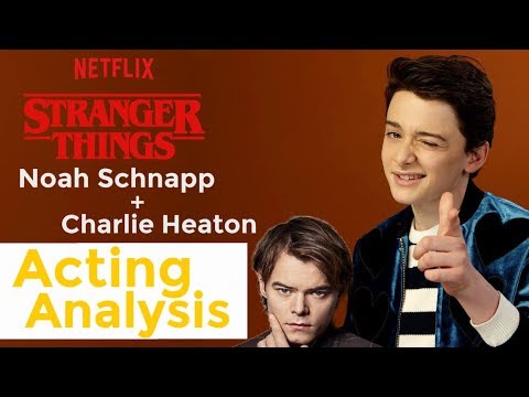 STRANGER THINGS Noah Schnapp and Charlie Heaton Acting Analysis