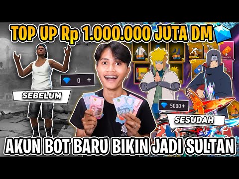NEW BOT ACCOUNT MAKES YOU A SULTAN!! TOP UP Rp.1,000,000 DM TO BUY NARUTO PART 2 WHOLESALE!!
