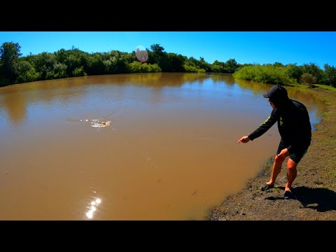 🌊🎣 Pescando y Cocinando en la Costa del Río Gualeguaychú - Primero de Mayo, Entre Ríos 🏕🔥