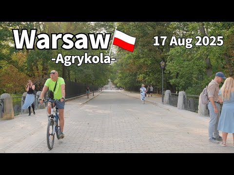Summer Walk Warsaw Agrykola Poland - 17 August 2025 | Walking Tour