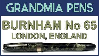 VINTAGE BURNHAM No 65 FOUNTAIN PEN