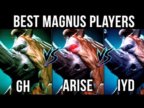 Ar1sE- vs gh vs inYourdreaM - Who is your favourite Magnus Player? Dota 2 EPIC Gameplay