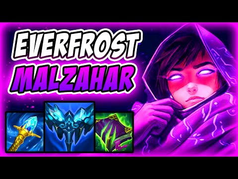 THIS JAPANESE EVERFROST MALZAHAR BUILD IS AMAZING IN SEASON 12 (Malzahar Guide S12)