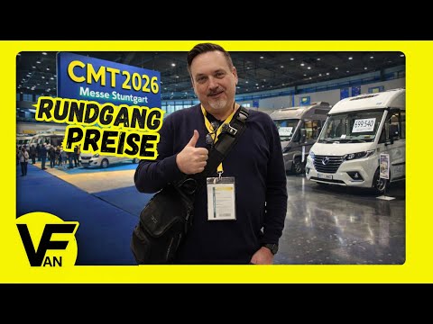 CMT 2026 Wohnmobil Preise , Neuheiten und Zubehör | Rundgang Halle 1,3,