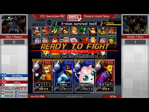 CFL Smackdown 182 Melee - Harriet + Kuya vs Komodo + Ober - Doubles LS