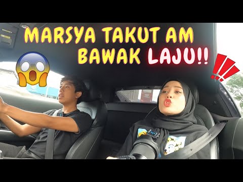 MARSYA MENJERIT G1LA NAIK R8 LAJU DENGAN AM !! - BAWAK JALAN-JALAN !!