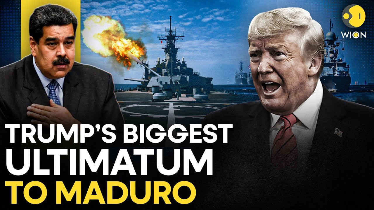 US–Venezuela LIVE: Trump Orders MASSIVE Military Deployment Warplanes & Missile Ships Near Venezuela