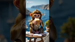Download lagu A Real Baby Monkey Drinking Cold Coffee with Tiny Hands on Wooden Table in Jungle | Ultra Realistic mp3 Download lagu A Real Baby Monkey Drinking Cold Coffee with Tiny Hands on Wooden Table in Jungle | Ultra Realistic mp3