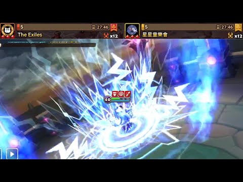 G3 Siege, cleave time, 7 mins 10 swords. Summoners War