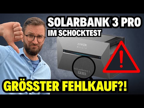 DON'T BUY until you see THIS! ⚠️ Anker Solix Solar Bank 3 Pro shock test!