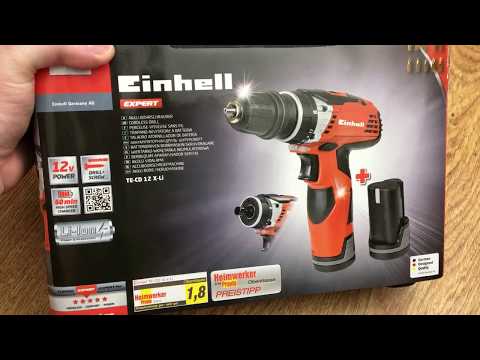 Распаковка Шуруповерт Einhell TE-CD 12 X-Li из Rozetka.com.ua