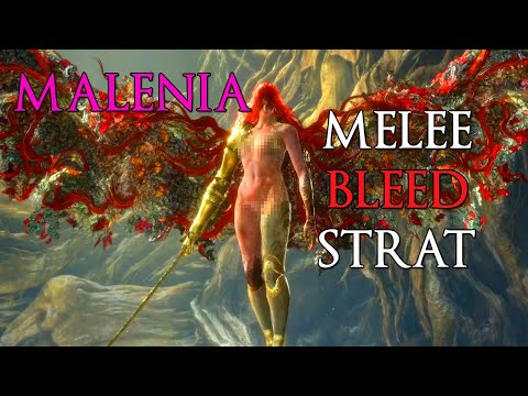 ELDEN RING — Malenia Fight | Melee Bleed Strat