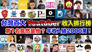 [討論] 台灣最紅Youtuber月收入排行榜!