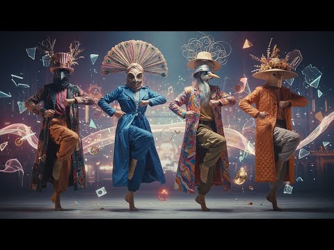 Dancing in the Void - Surreal AI Dance | AI Art Video 4K