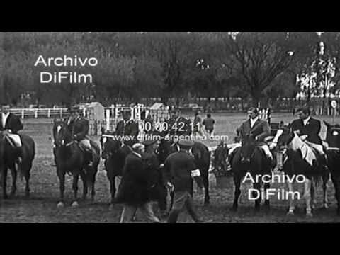 DiFilm - Torneo de equitacion Trofeo "Infanteria Argentina" 1968
