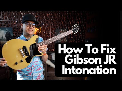 How To Fix Intonation On A Gibson LPJ - Music City Bridge Review