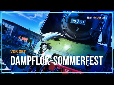 Dampflokomotiven auf dem Sommerfest im DB Museum Halle (Saale) | Bahnblogstelle [VOR ORT]