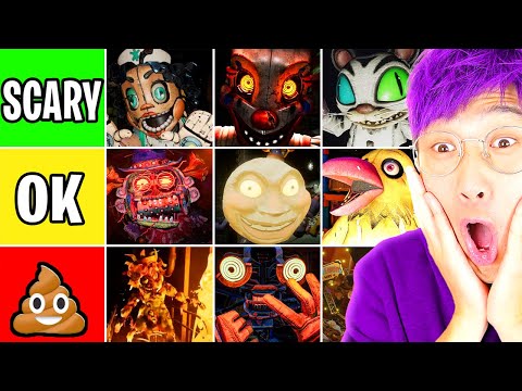 FNAF SECRET OF THE MIMIC - ALL MONSTERS & ALL JUMPSCARES! (LANKYBOX REACTION!)
