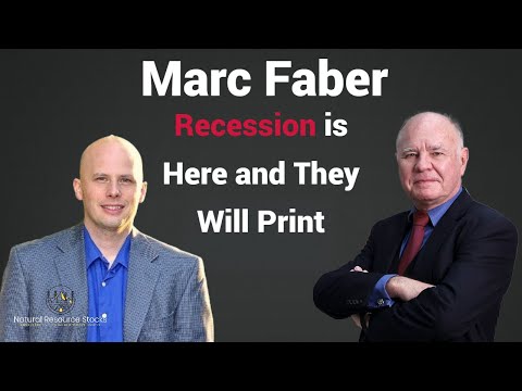 Marc Faber: Recession and High Monetary Inflation Environment. Central Banks Are Printing!