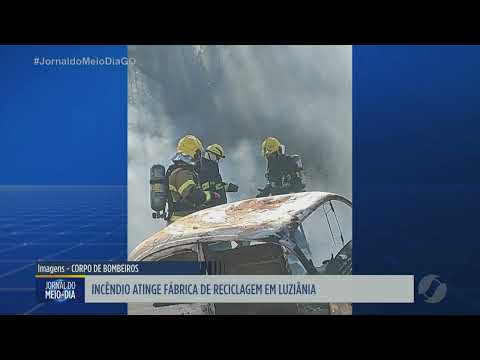 Incêndio mobiliza bombeiros em Luziânia