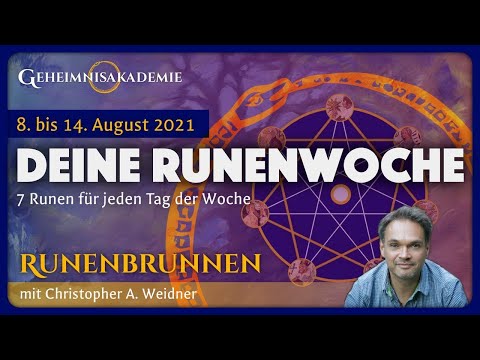 Runenbrunnen: Deine #Runenwoche vom 8.8. bis zum 14.8.2021 #Wochenorakel #Runen