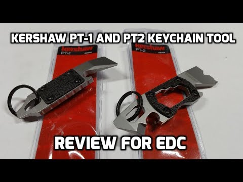 Kershaw PT-1 and PT-2 Keychain Utility Tool Review for EDC (Every Day Carry)