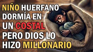 El niño que dormía en un costal viejo… pero Dios lo hizo millonario