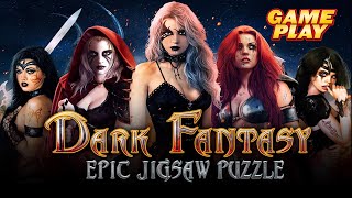 Dark Fantasy: Epic Jigsaw Puzzle ★ Gameplay ★ PC Steam game 2020 ★ Ultra HD 1080p60FPS