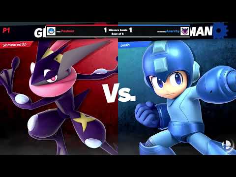 Anarchy (Greninja) vs Peabnut (Mega Man) - Winners Semi-Final - Grinds and Shines #5