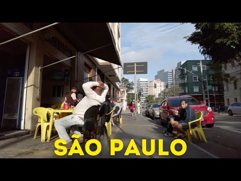 Bela Vista, SÃO PAULO, BRASIL Virtual WALKING TOUR (4K)
