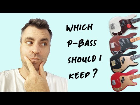 Squier Precision Bass Shootout - classic vibe 60s vs 70s vs 40th anniversary gold vs vintage