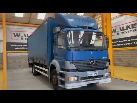 New In Stocklist For Sale: MERCEDES BENZ ATEGO 1823 4X2 CURTAINSIDER – 2002 – HV52 XSM