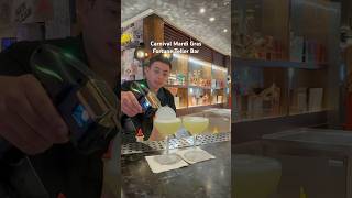 Crystal Ball Cocktail Aboard The Carnival Mardi Gras 🛳️✨🛳️ #cruisetravel #carnivalmardigras